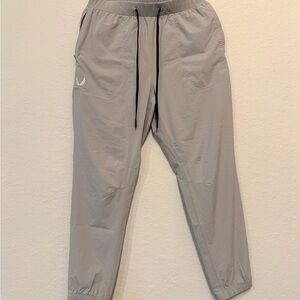 ASRV Men's Light Gray Drawstring Jogger Pants